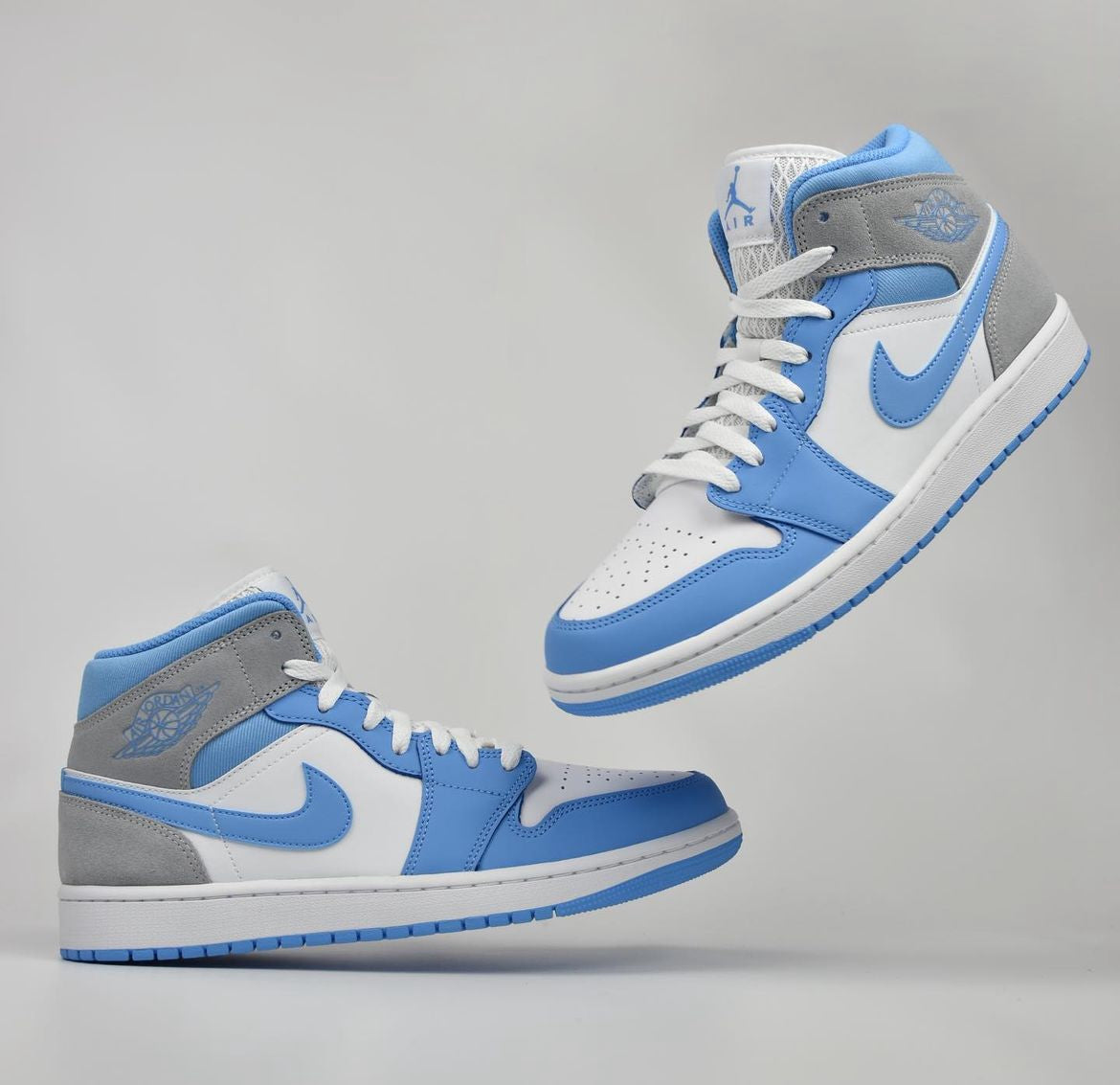 Jordan 1 Mid University Blue Gray 