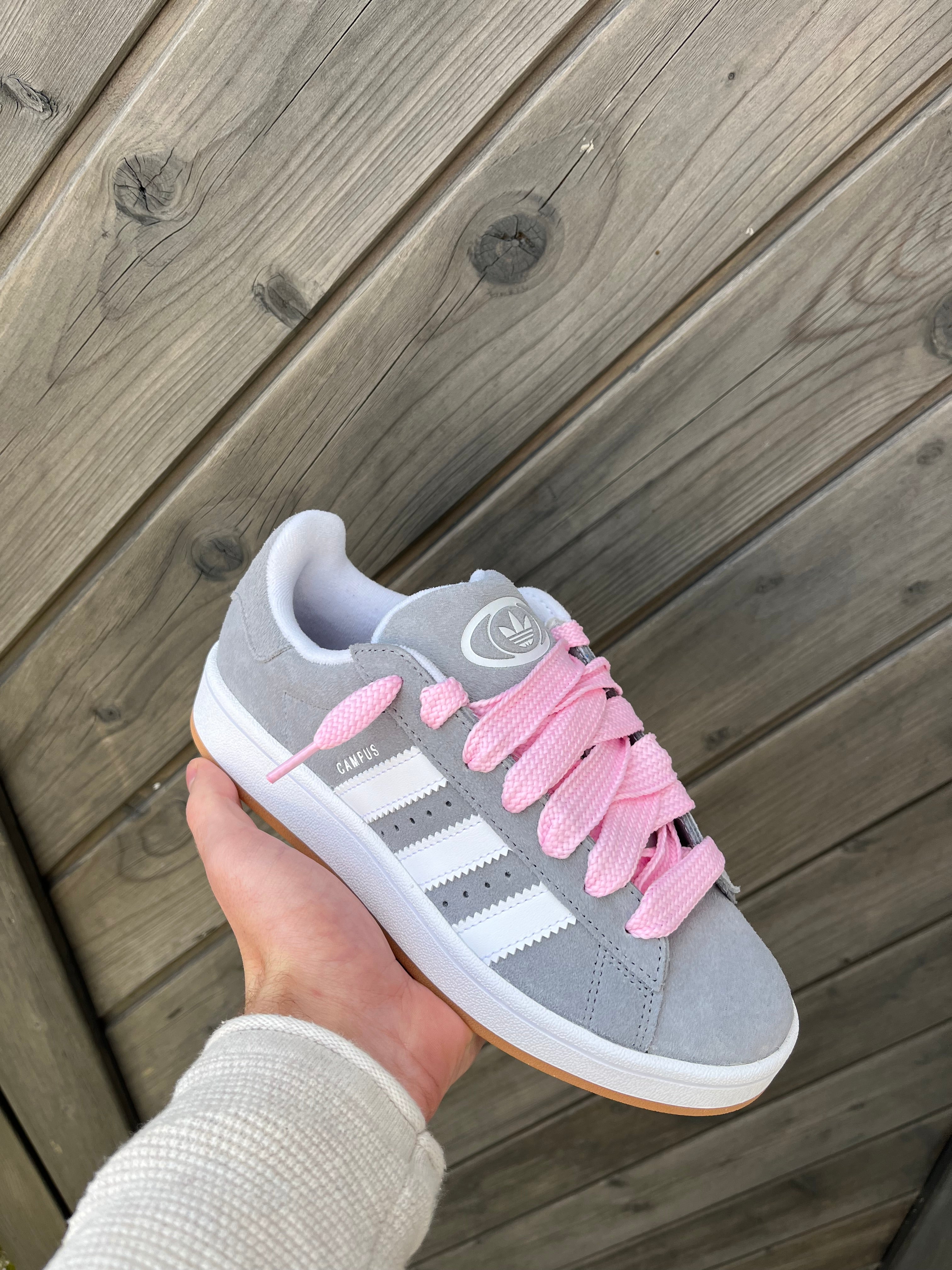 Adidas Campus laces pink - Extra wide laces pink
