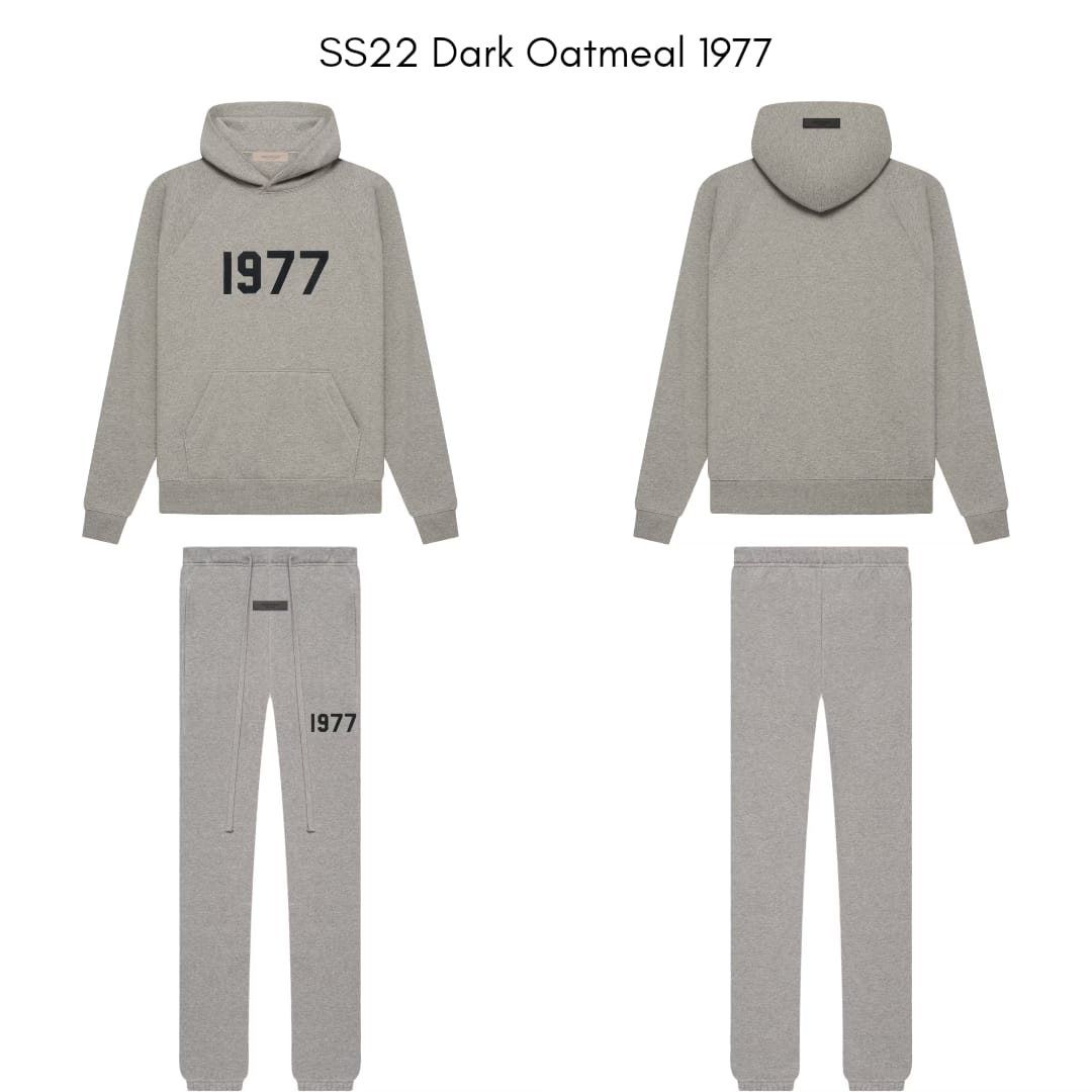 Fear Of God Essentials Tracksuit (SS22) Dark Oatmeal 1977