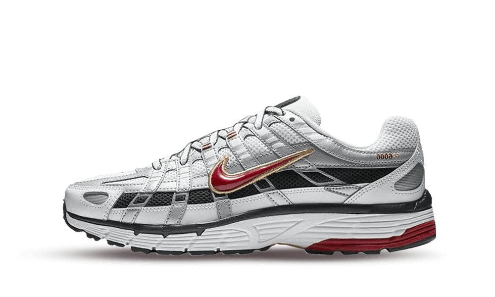 Nike P-6000 White Gold Red