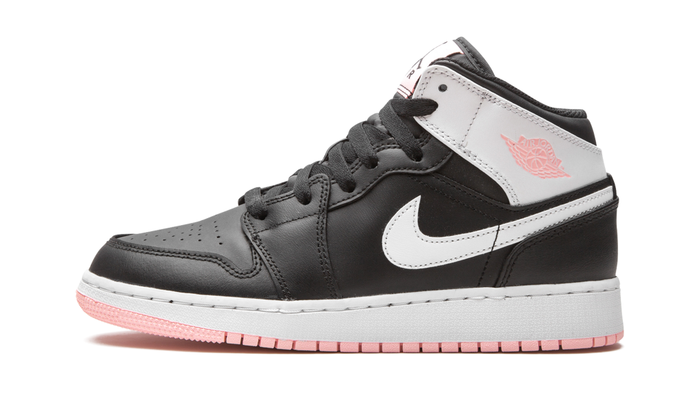 Air Jordan 1 Mid Black Arctic Pink