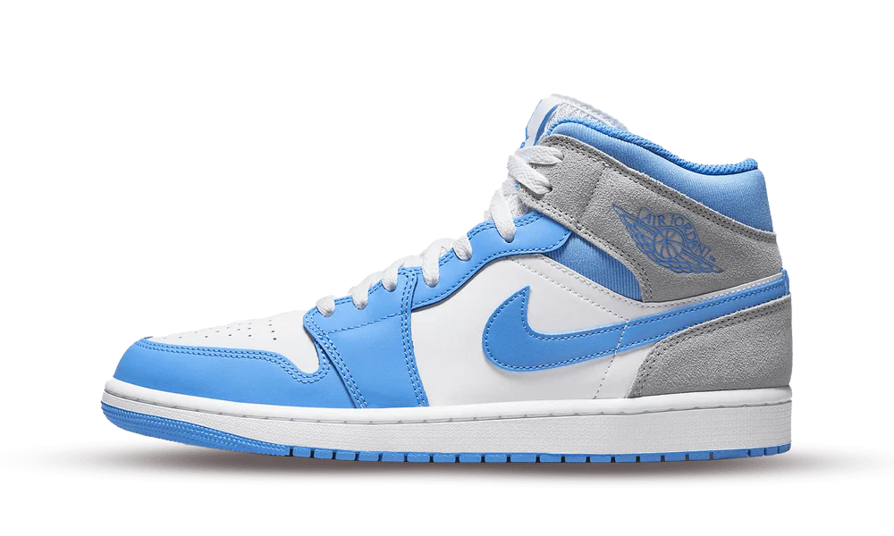 Jordan 1 Mid University Blue Gray 